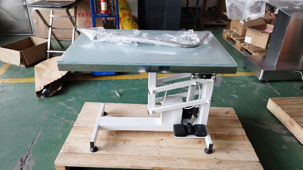 LED pet grooming table shipped to the United States