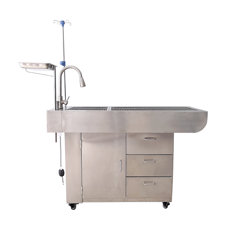 Veterinary multi-functional disposal table exported and shipped