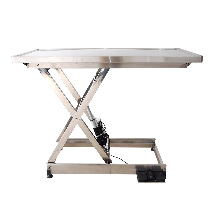 Electric lifting stainless steel examination table