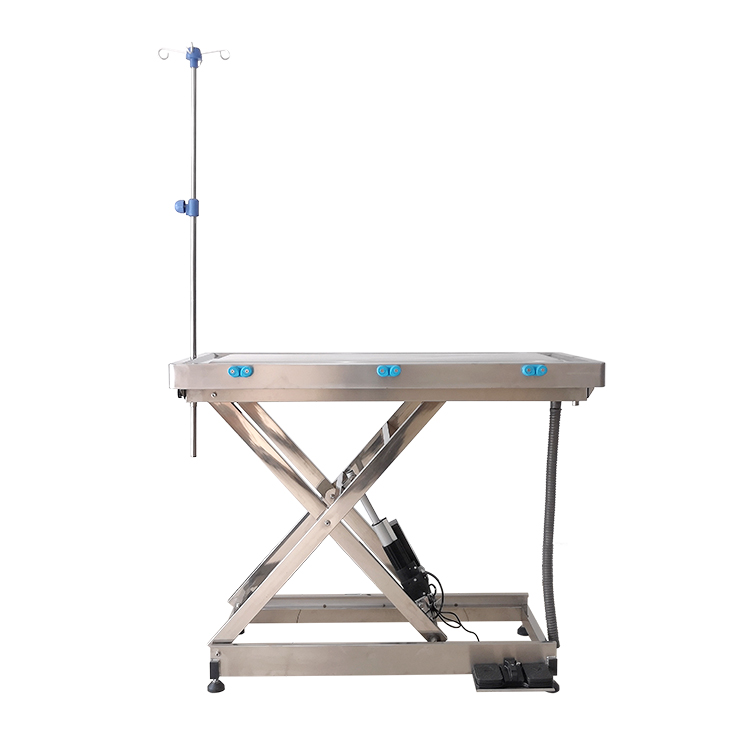 All stainless steel electric lifting-X type diagnosis and treatment table
