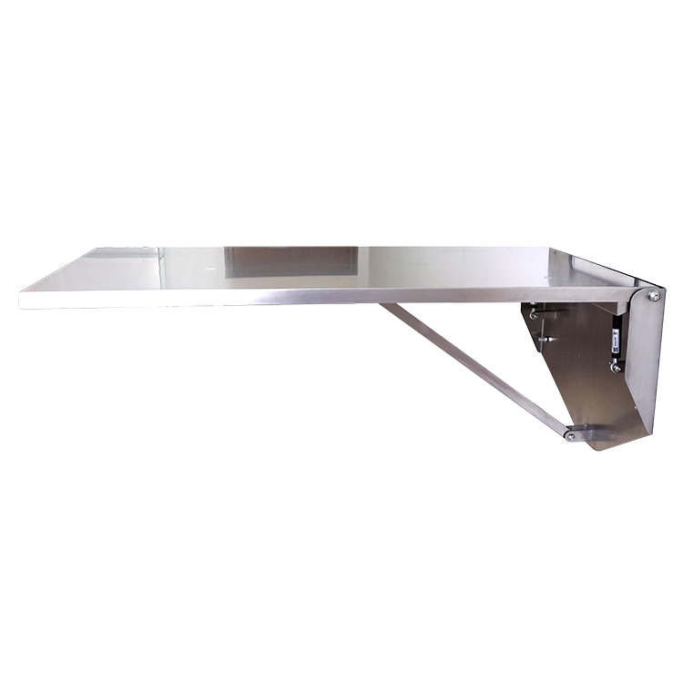 Folding wall-mounted treatment table