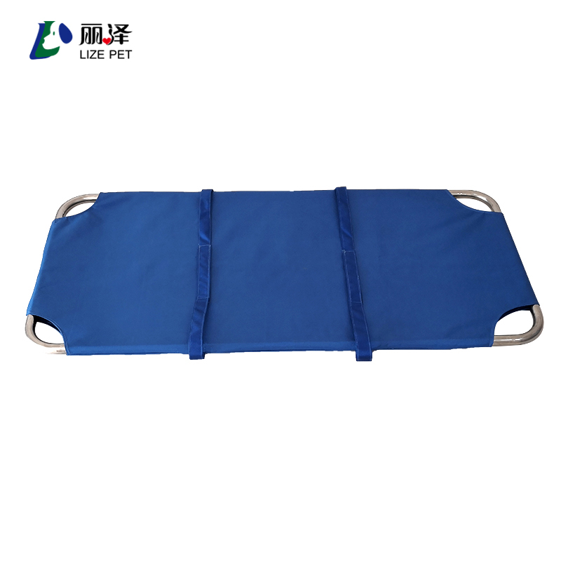 Stainless steel pet stretcher Nylon waterproof cloth Veterinary hospitals clinics commonly used veterinary stretchers