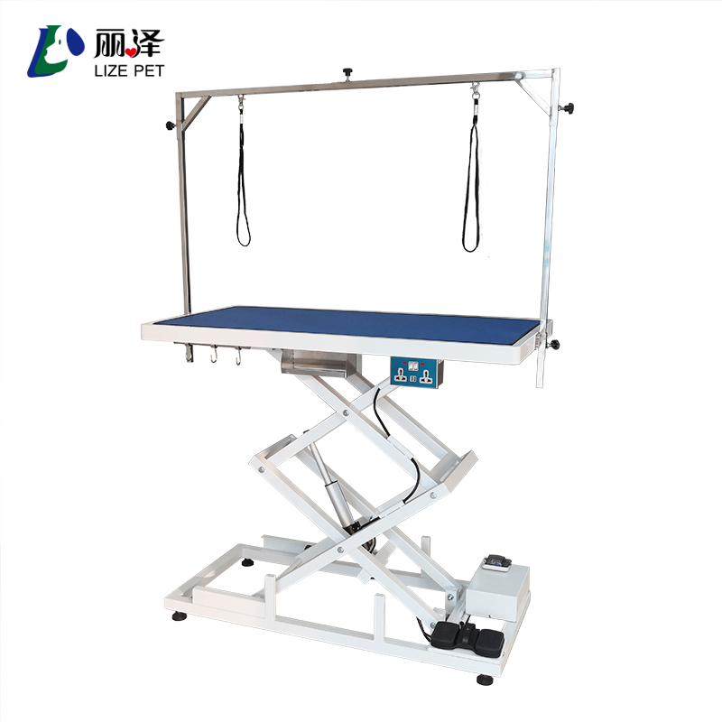 Cross Electric Lift-Pet Grooming Table